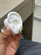 Candonga Click con Circonias Verde