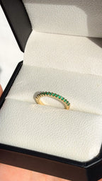 Anillo Sinfín Tipo Esmeralda
