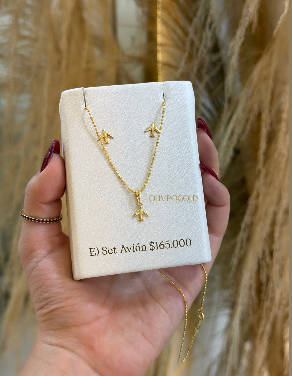 Set Cadena + Dije + Topos