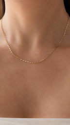 Cadena Escalerita con Gucci Plano 45Cms