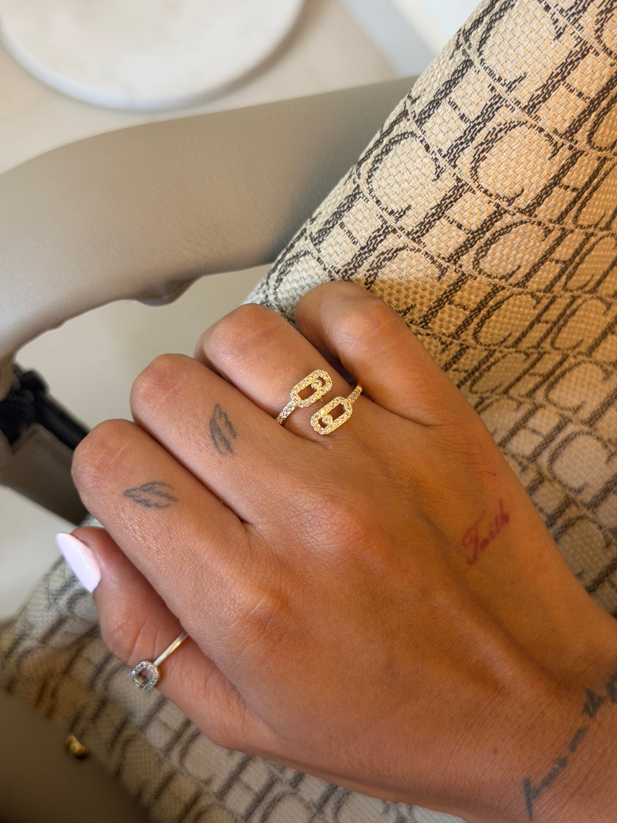 Anillo Doble Messika Ajust