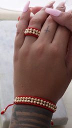 Combo Anillo + Pulso Tejido
