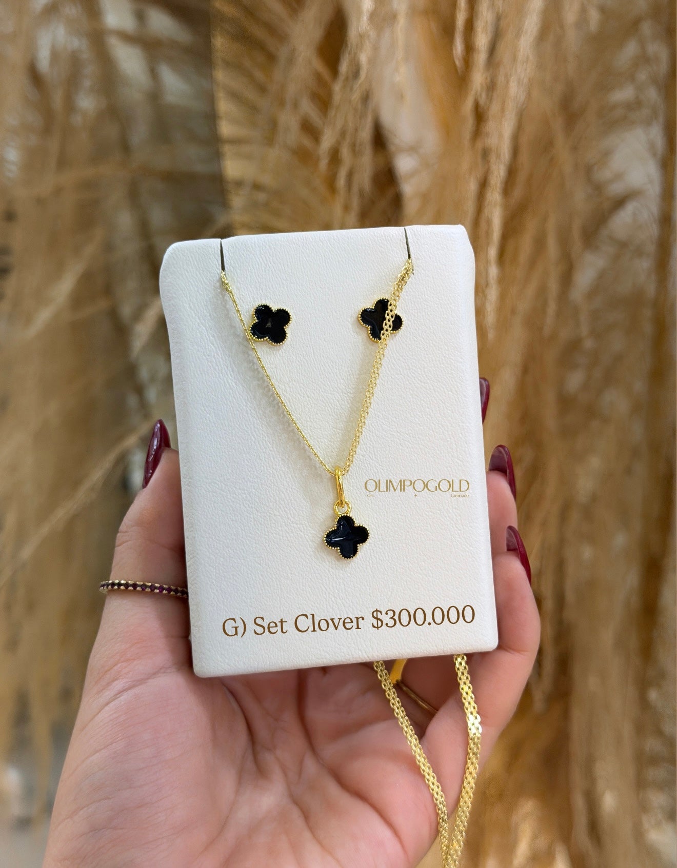 Set Cadena + Dije + Topos