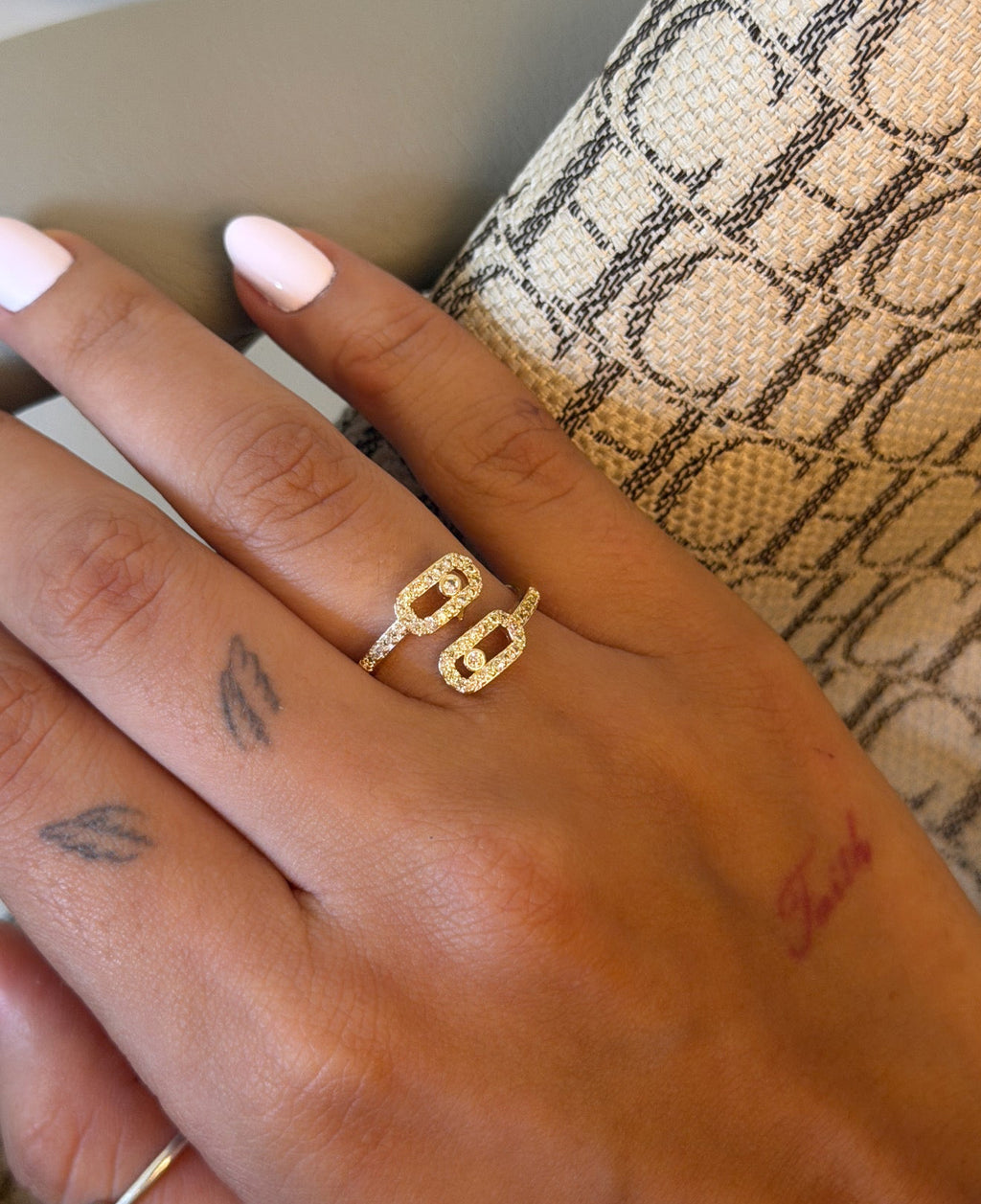 Anillo Doble Messika Ajust