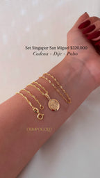 Set Cadena + Dije + Pulso