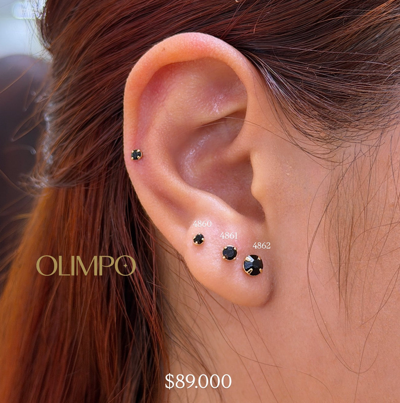 Set Topos x3 Circonia Negra
