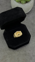 Anillo Rolex -Tipo Oro Ajustable
