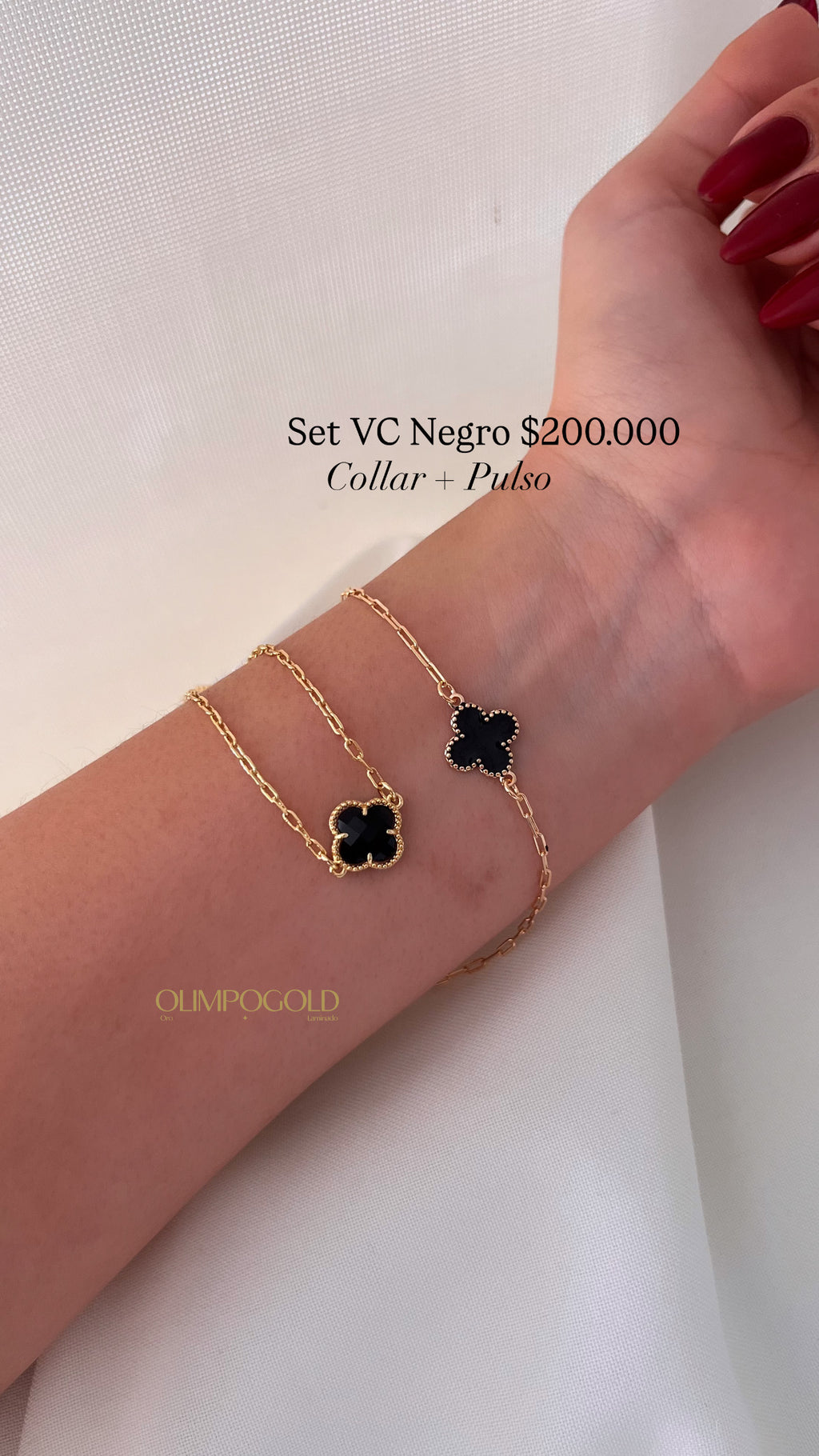 Set Cadena + Dije + Pulso
