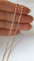 Cadena Escalerita con Gucci Plano 45Cms