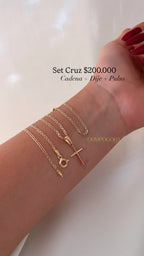 Set Cadena + Dije + Pulso
