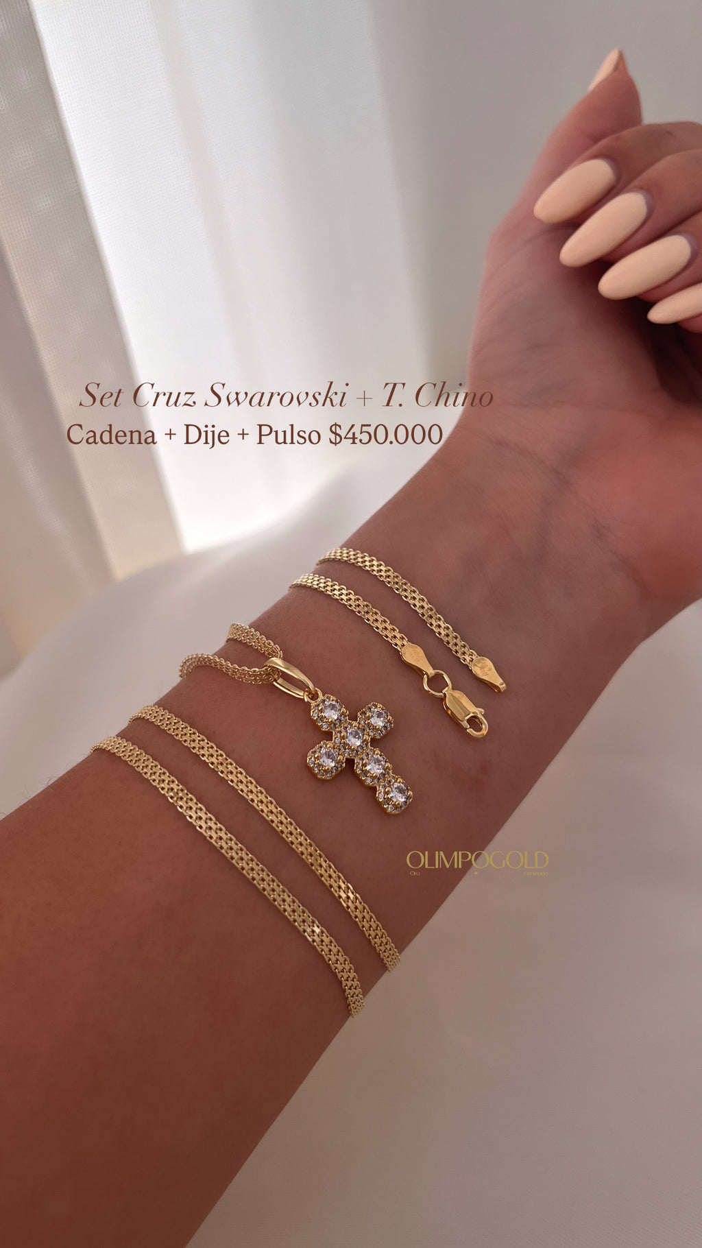 Set Cadena + Dije + Pulso