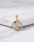 Dije Lucky Fortuna Tío Medalla 2cm