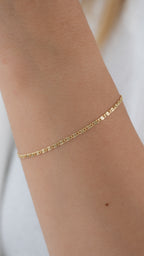 Pulsera Caracol Plana 1.80mm 16.5 Cms