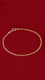 Pulsera Caracol Plana 1.80mm 16.5 Cms