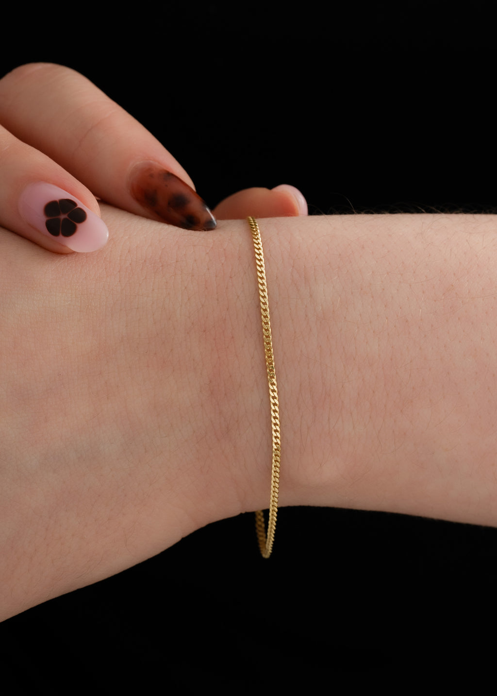 Pulsera Cubanita 1.5 mm 16 Cms