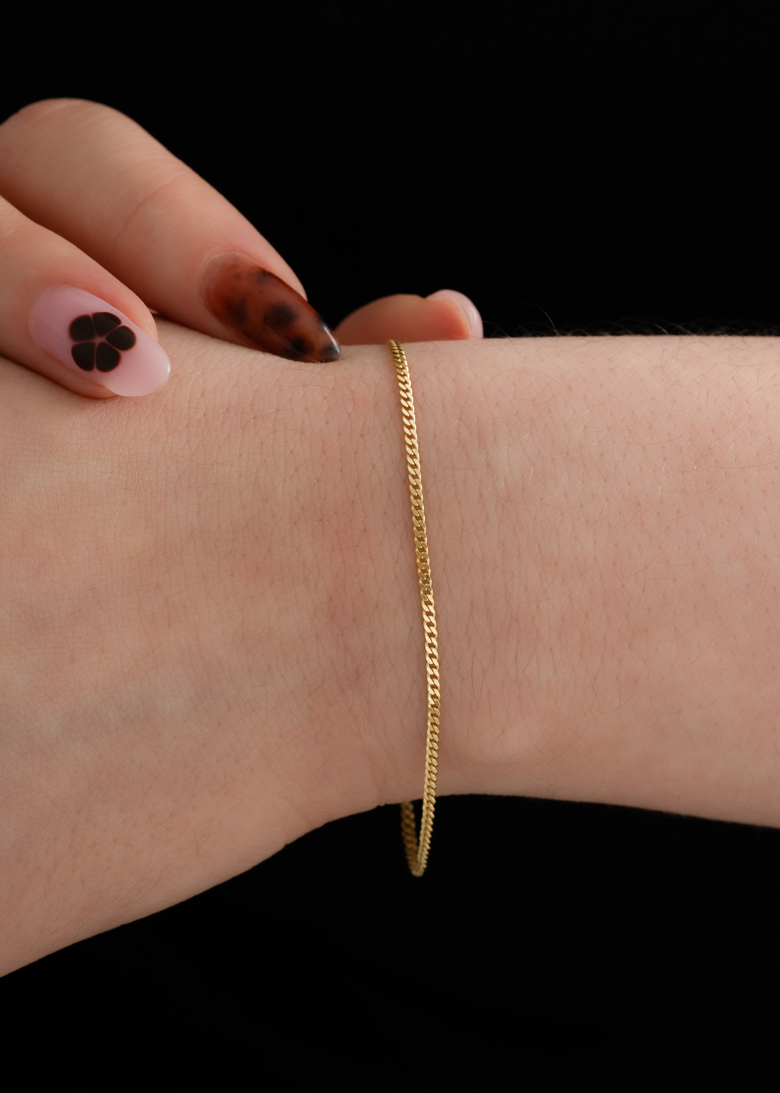 Pulsera Cubanita 1.5 mm 16 Cms