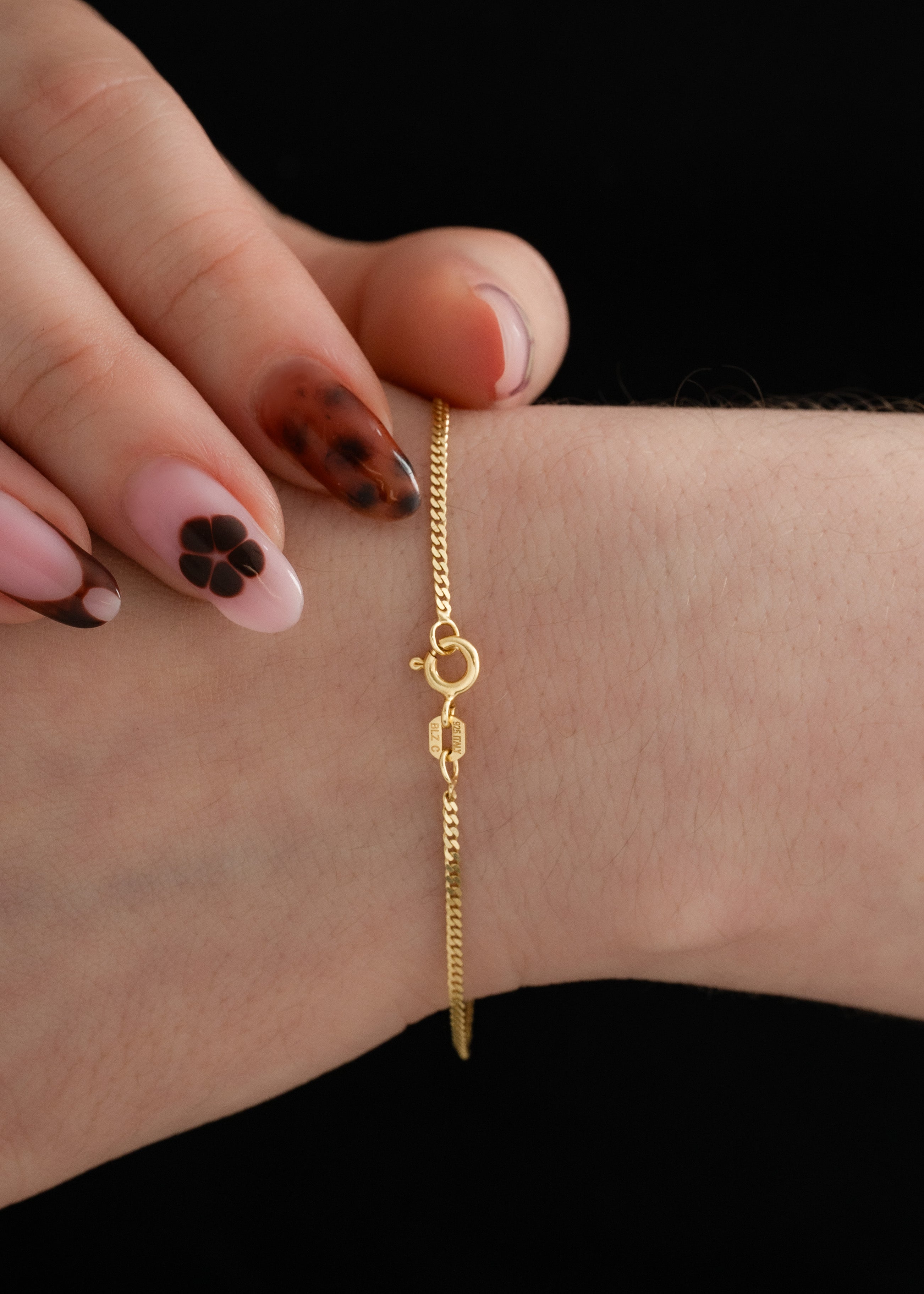 Pulsera Cubanita 1.5 mm 16 Cms