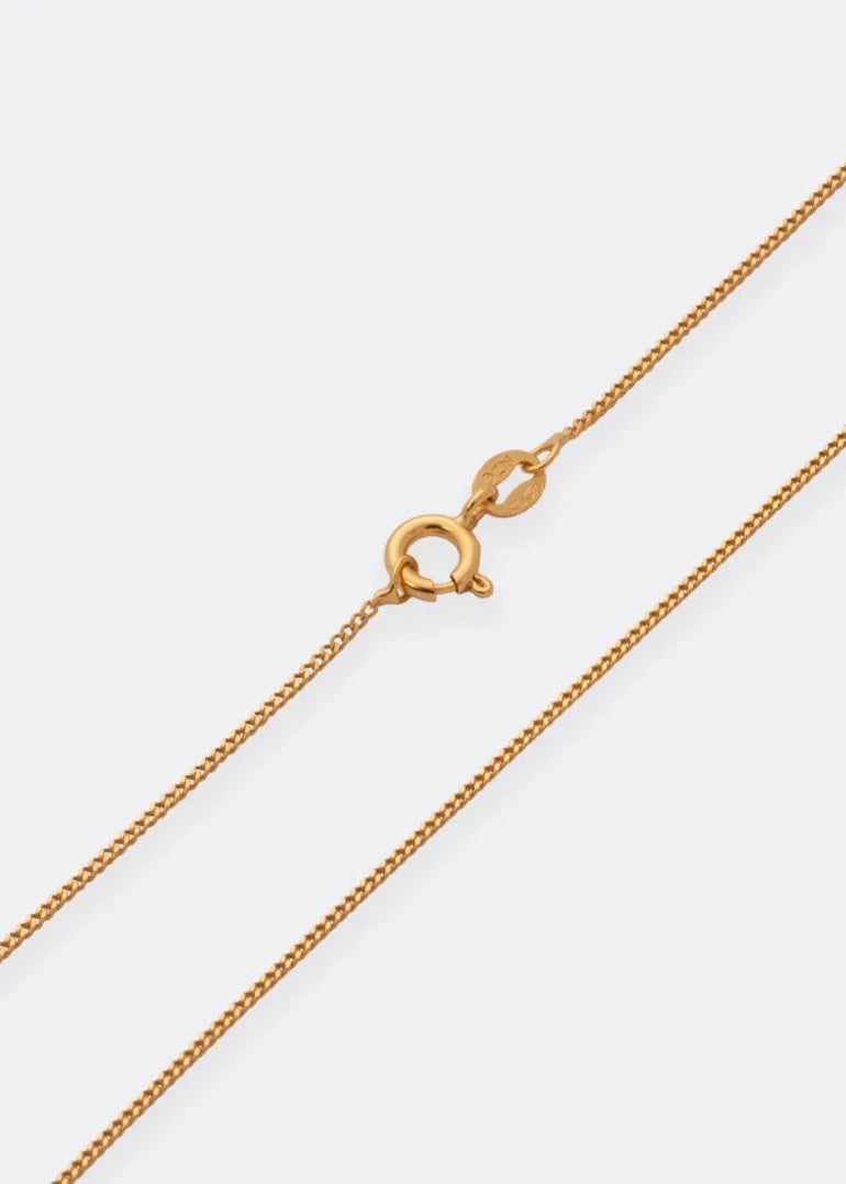 Cadena Cubanita IT 1mm 45 Cms