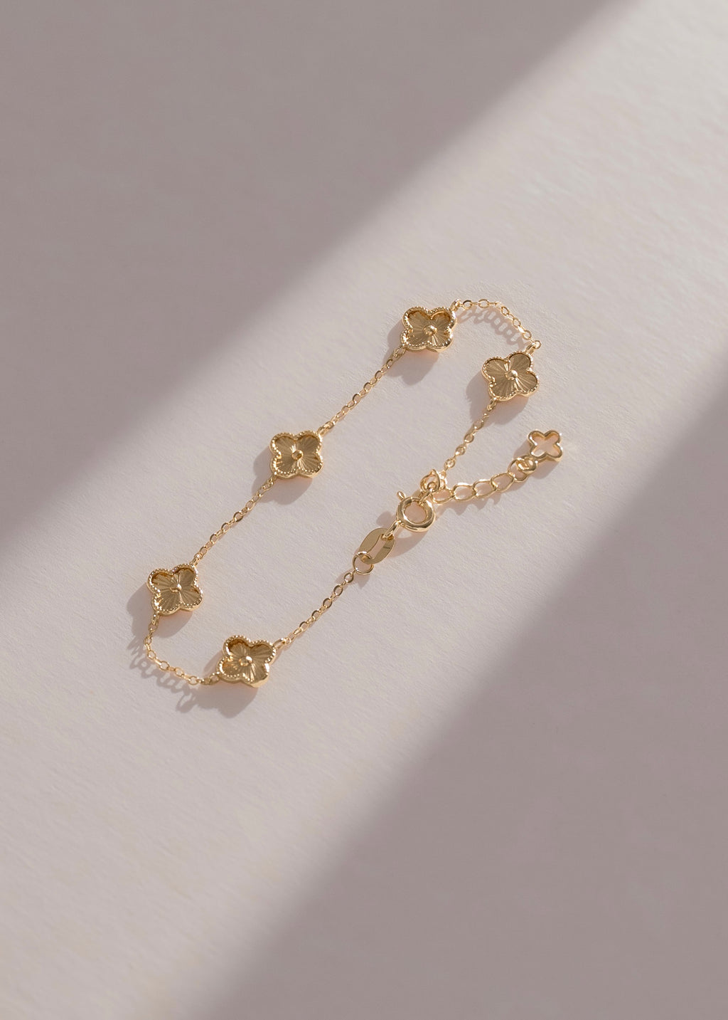 Pulsera Mini Clover 0.7mm 15 Cm + Extensor