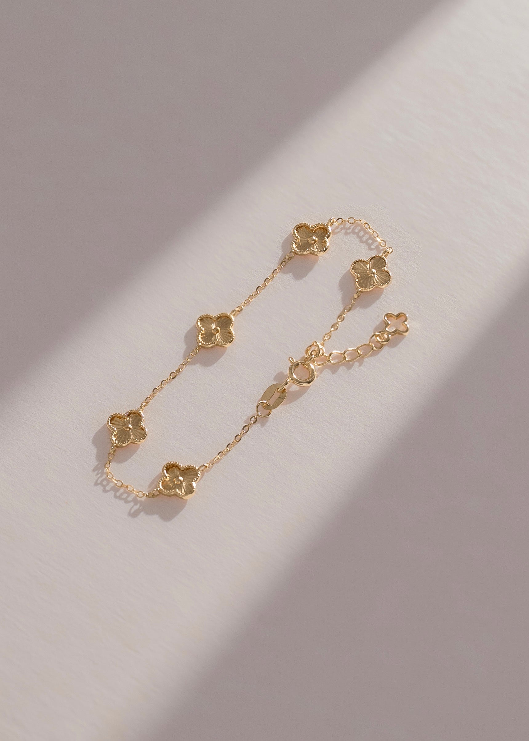 Pulsera Mini Clover 0.7mm 15 Cm + Extensor