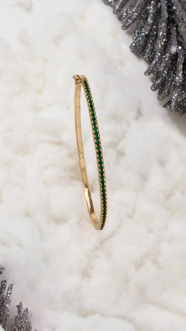 Pulsera Brazalete Slim Verde