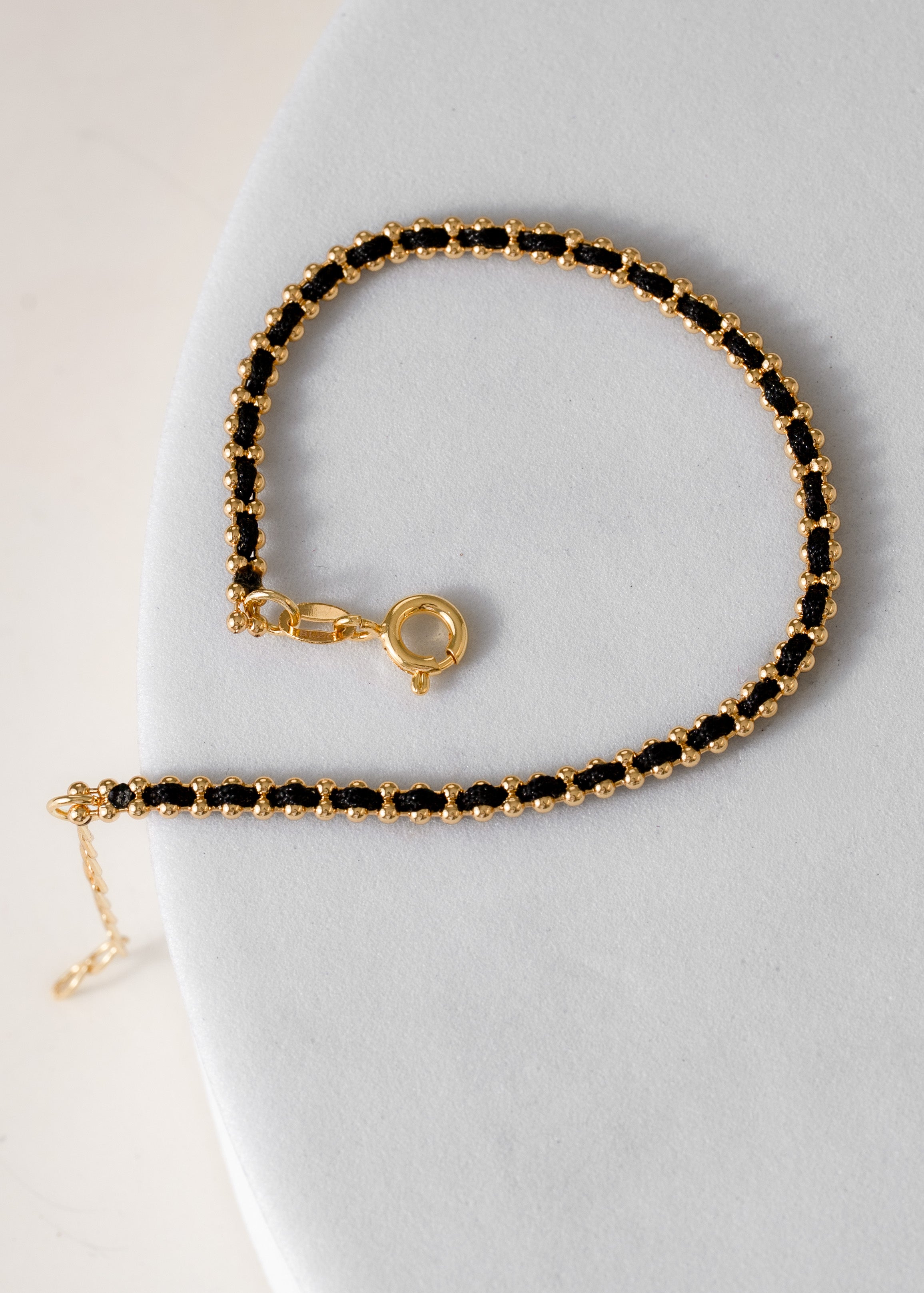Pulsera Hilo Laminado 15 Cms + Extensor