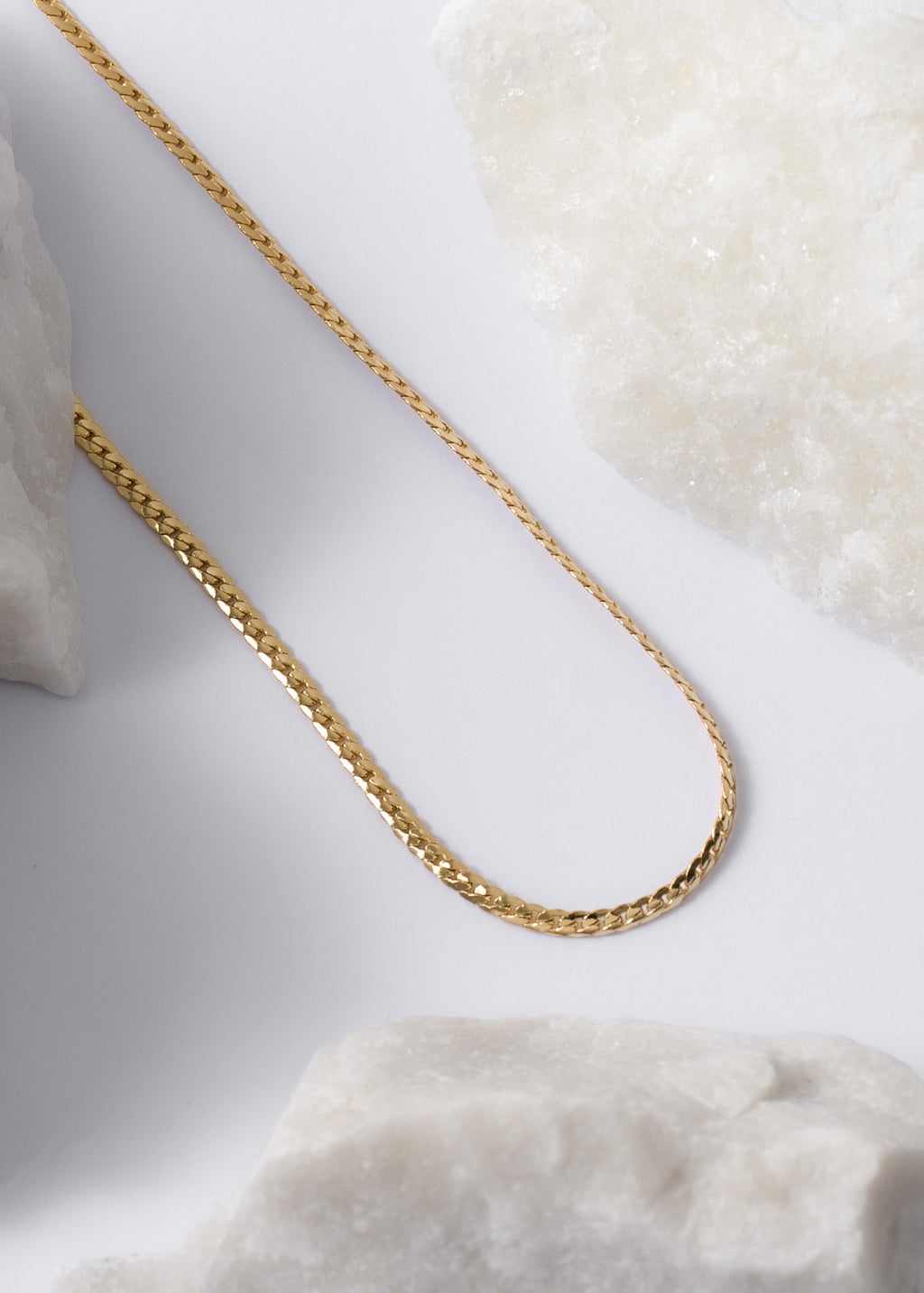 Cadena Serpiente Plana Finita 65 Cms