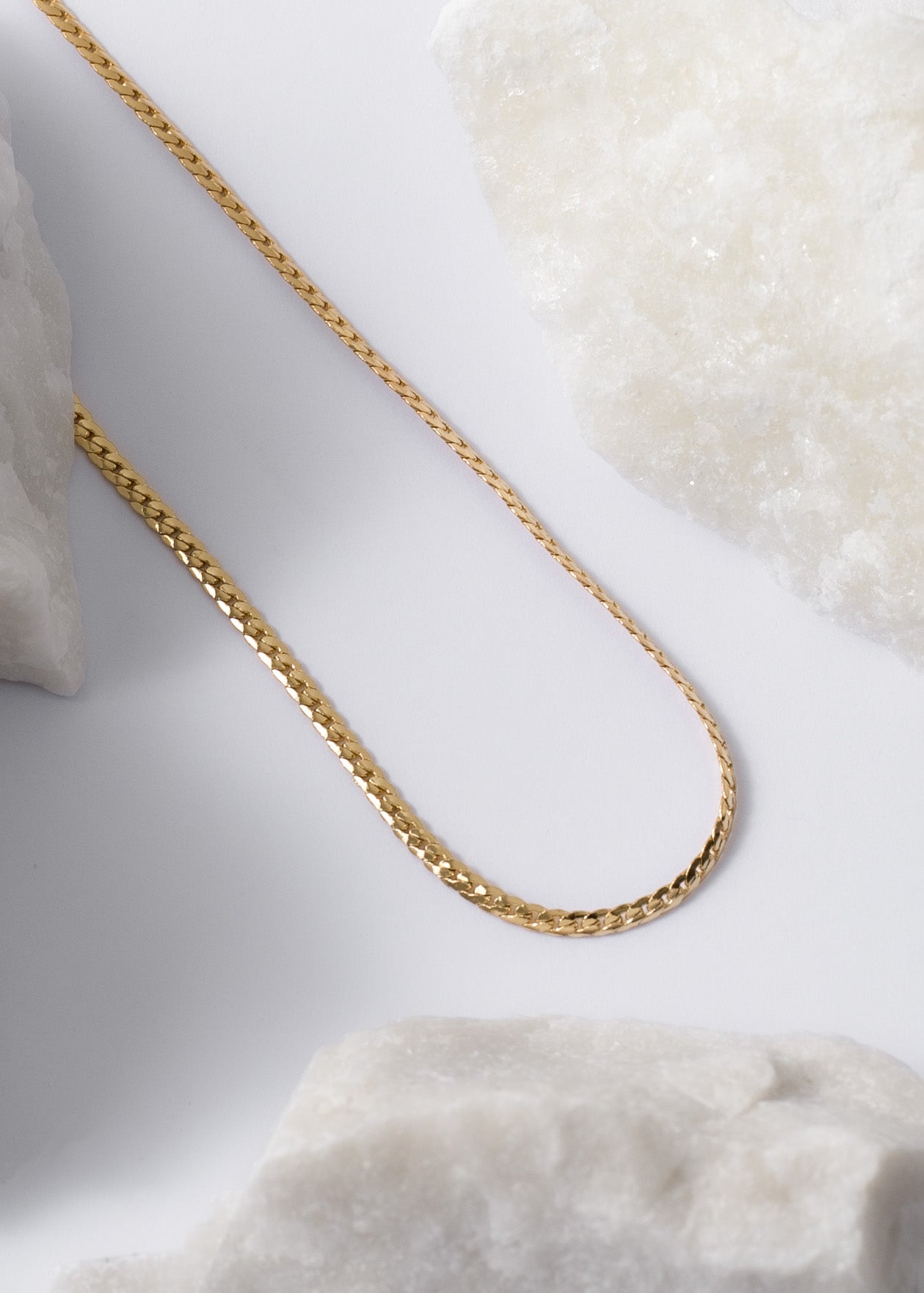 Cadena Serpiente Plana Finita 65 Cms