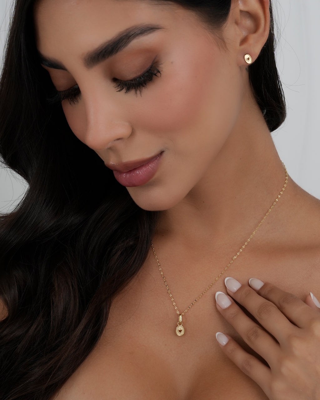 Conjunto Golden Love (incluye aretes)