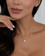 Gargantilla Sparkle Heart 12mm 45 Cms