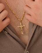 Combo Candado + Cristo con Circonias