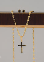 Conjunto Gucci + Cruz Negra (incluye topos)