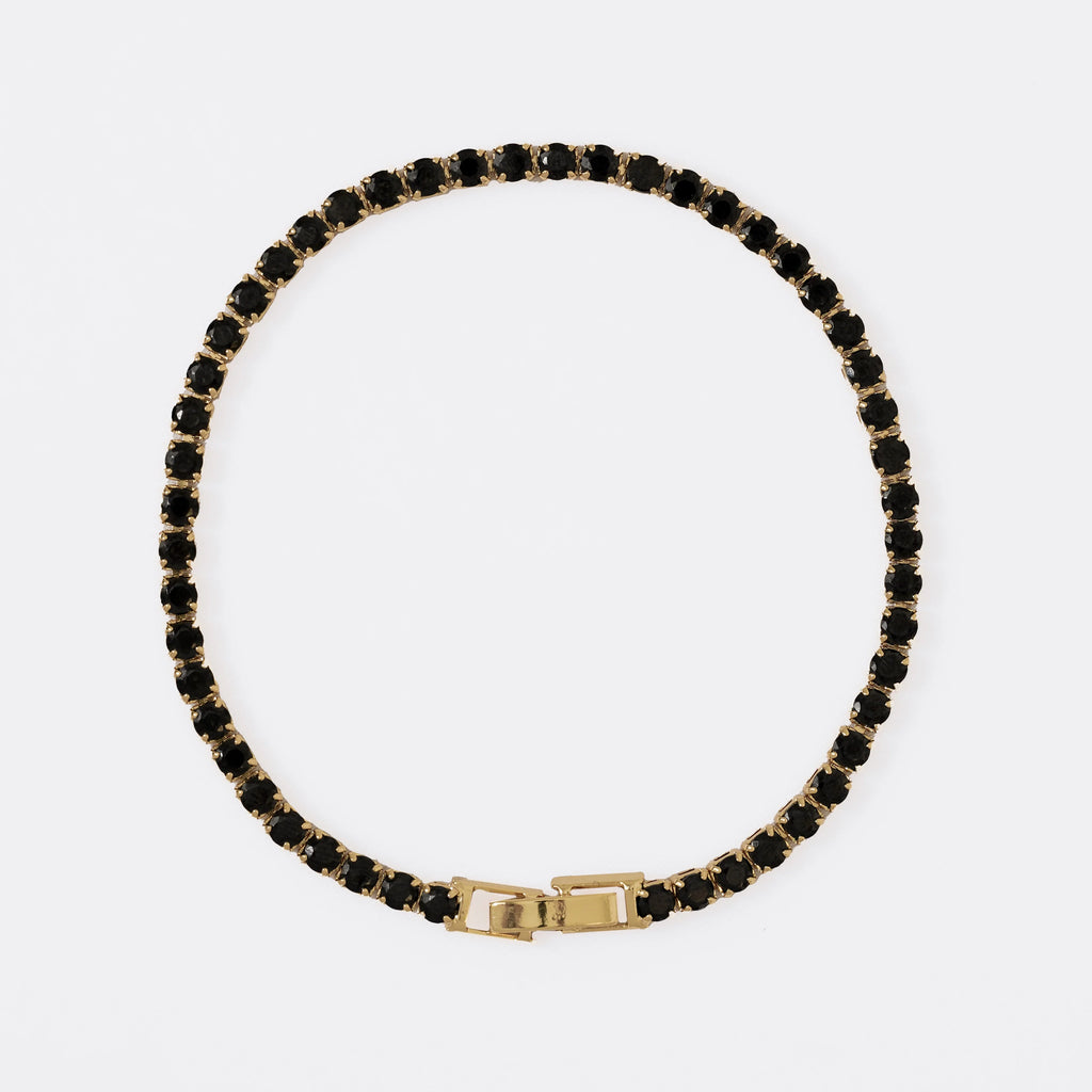 Pulsera Circonias Verde 20 cm