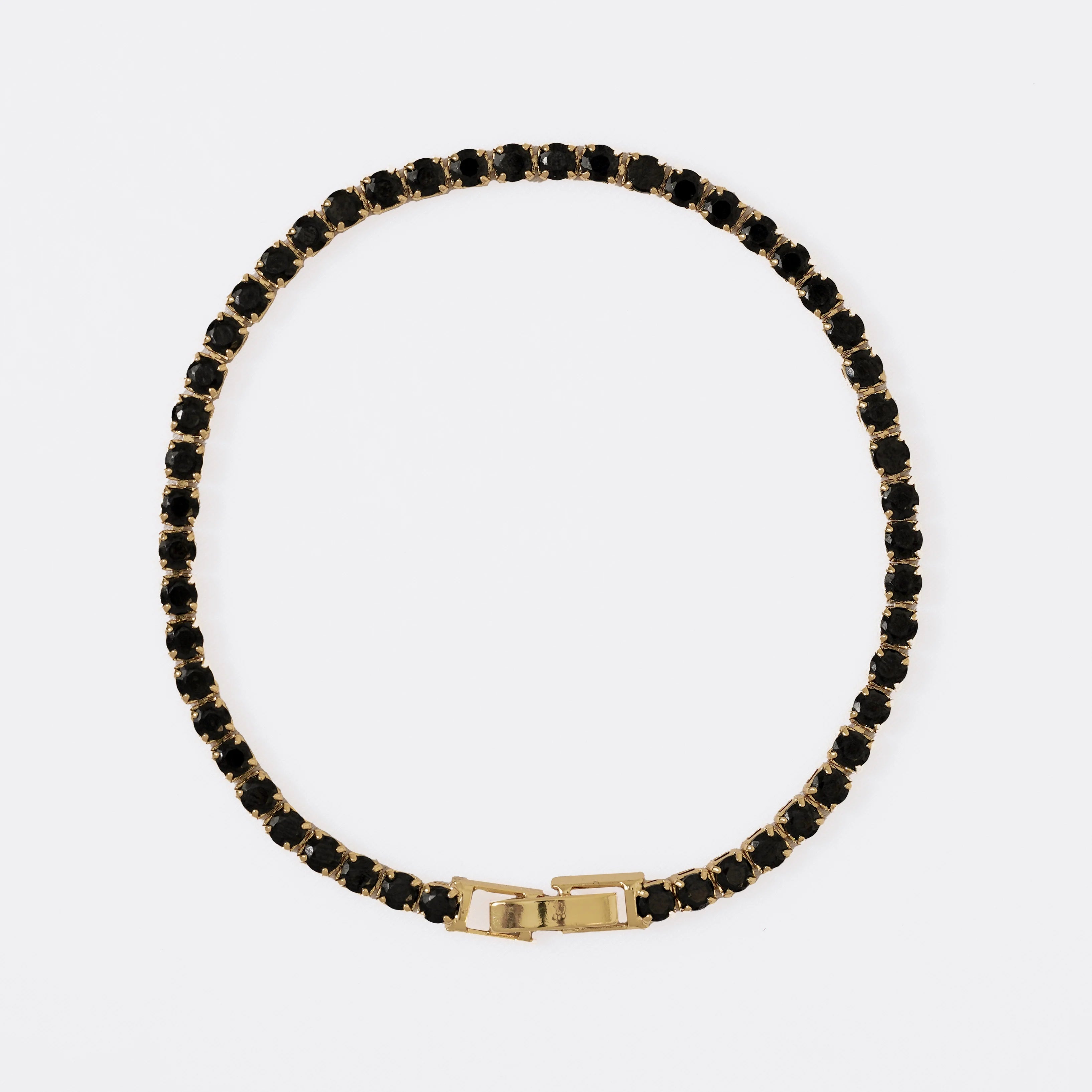 Pulsera Circonias Verde 20 cm