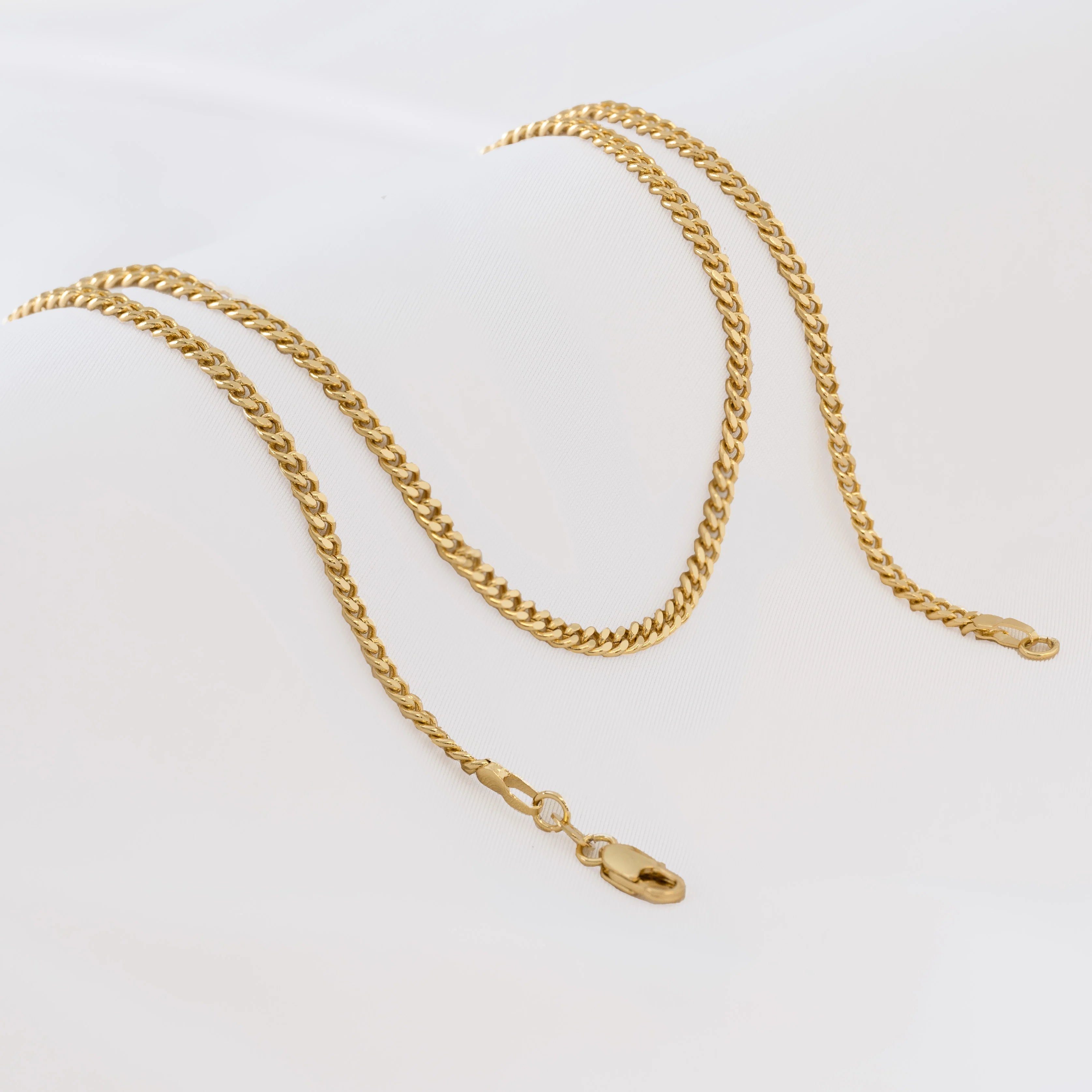 Cadena Cubana Plano 2.5 mm